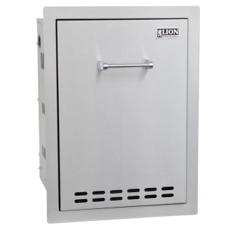 Lion 16" Stainless Steel Roll Out Propane Tank or Trash Bin - L55628