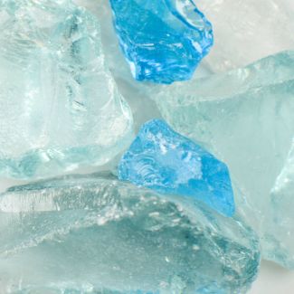 American Specialty Glass - Fire Glass - Caribbean Mix - 1/2 Inch to 1 Inch