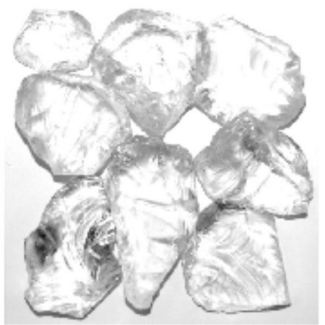 American Specialty Glass - Fire Glass - Crystal Clear - 1/2 Inch  to 1 Inch