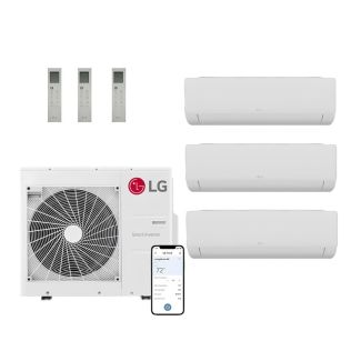 LG 24,000 BTU 3 Zone Mini Split System - KUMXB241A / 2-KNMAB071A / KNUAB121A