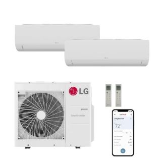 LG 24,000 BTU 2 Zone Mini Split System - KUMXB241A / KNUAB091A / KNMAB071A