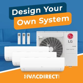LG 3 Zone Mini Split System - Design Your Own R32