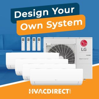 LG 4 Zone Mini Split System - Design Your Own R32
