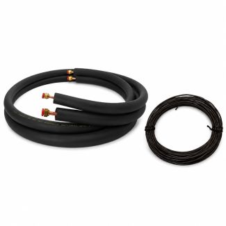 Refrigerant Line Set with 3/8" and 5/8" Line Ends & Control Wire - 15 feet