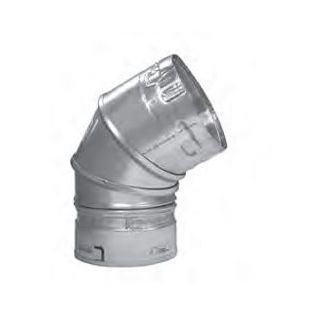 6M45/60 Metal-Fab 60 Degree Adjustable Elbow - 5" Diameter