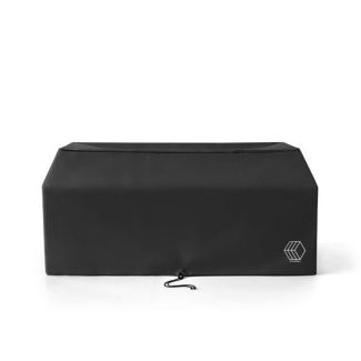 HPC Heavy Duty Vinyl Protective Fire Pit Cover for Avera 60 Concrete Fire Pits (for use with Wind Guards) - AVER60-VC-WG