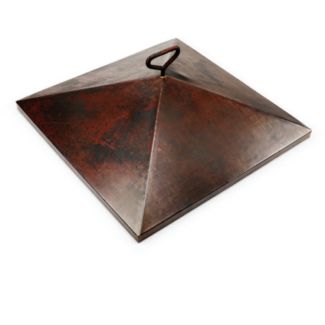 HPC Copper Fire Pit Cover for Sierra Copper Fire Pits - FPHC-36SIERRA-SQ