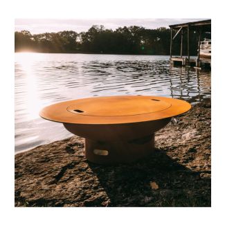 Fire Pit Art Wood Fire Pit- Magnum With Lid