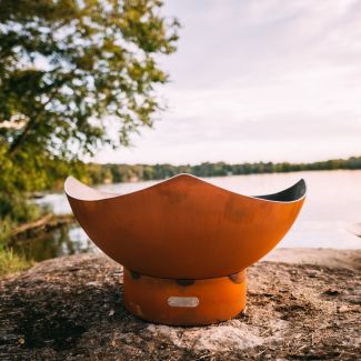 Fire Pit Art Gas Fire Pit - Manta Ray