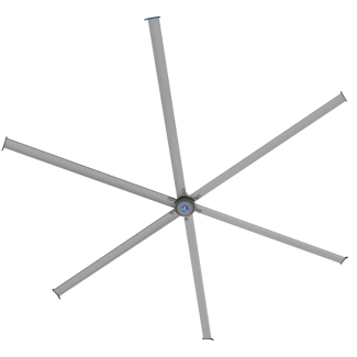 MRCOOL 24 Foot Diameter Commercial Fan - 6 Blades - 240V 60Hz 1 Phase - Gray - MCFAN24XBGR