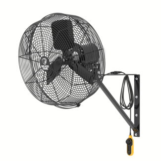 Big Ass Fan 20" AirEye Wall Mount Directional Fan, Variable Speed, 120V, Midnight Black - F-AE1-2001A750C716L13S34