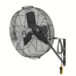 Big Ass Fan 24" AirEye Wall Mount Directional Fan, Variable Speed, 120V, Midnight Black - F-AE1-2401A750C716L13S34