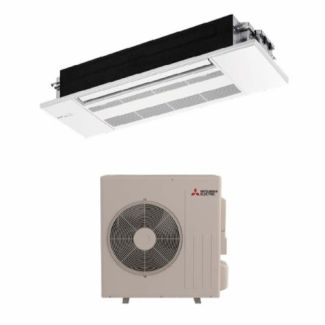 18,000 BTU Mitsubishi M-Series Floor Mount Mini Split – 17.2 SEER2, R454B, Dual Airflow & Quiet Year-Round Comfort for Small Spaces