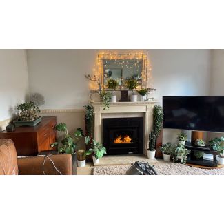 Buck Stove 21 Wood Burning Fireplace with Blower - FP ZC21 - Heats 1800 Sq Ft