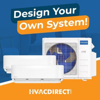 MRCOOL Design Your Own Dual Zone Heat Pump System R454B