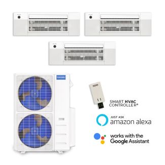 36,000-BTU-MRCOOL-DIY-5th-Gen-23-SEER2-Tri-Zone-Ceiling-Cassette-Mini-Split-Heat-Pump-System-R454B-|-230V-6-6-12-DIY-MULTI5-36HP-DIYCASSETTE06HP-230-2-DIYCASSETTE12HP-230