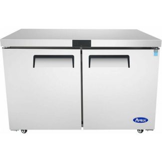 Atosa 48" 2 Solid Door Undercounter Refrigerator – MGF8402GR