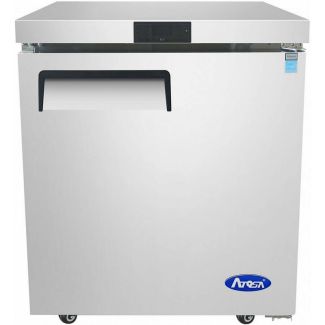 Atosa 27 1/2" 1 Solid Door Undercounter Freezer – MGF8405GR