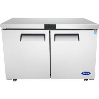 Atosa 48" 2 Solid Door Undercounter Freezer – MGF8406GR