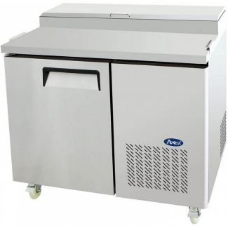 Atosa 44" 1 Door Pizza Prep Table, (6) 1/3 size pans – MPF8201GR