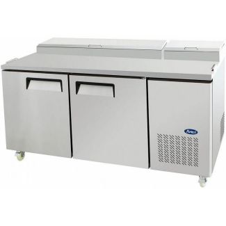 Atosa 67" 2 Door Pizza Prep Table, (9) 1/3 size pans – MPF8202GR