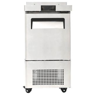 Atosa 17 3/8" 1 Door Sandwich / Salad Prep Table, (8) 1/6 Size Pans – MSF17GR-NTCV
