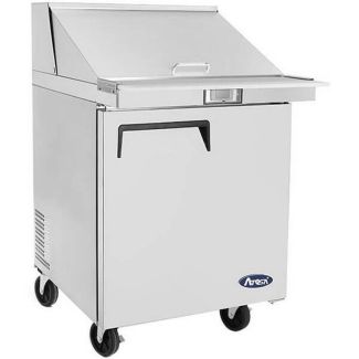 Atosa 28" 1 Door Mega Top Sandwich / Salad Prep Table, (12) 1/6 size pans – MSF8305GR