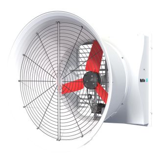Vosterman 54" Multifan Agricultural Exhaust Fans Fiberglass Cone Fan, 33200 CFM, 230 V - C4E14K2M10338