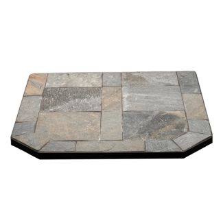 Comfortbilt 36-IN x 36-IN Standard Hearth Pad - Natural Silver Slate