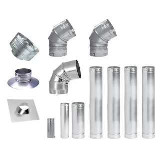 5" Vertical Vent Kit with Vent Cap