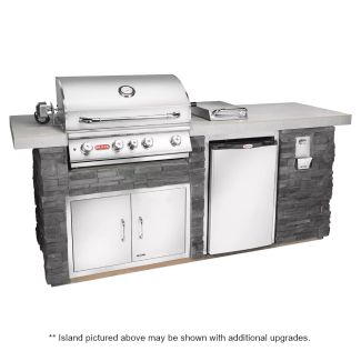 Bull 96" Outdoor Kitchen BBQ Island with Customizable Features - 31010 / 31011