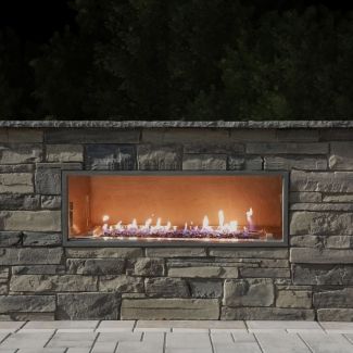 Firegear Outdoor 48" Kalea Bay Outdoor Gas Fireplace - OFP-48LECO-N