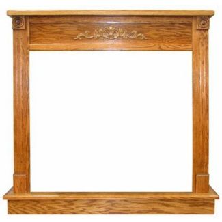 Buck Stove Standard Corner Mantel Dark Oak - PA KDMCZCBB