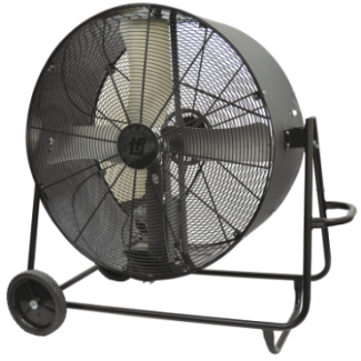 TPI 36" Swivel Belt Drive Portable Blower, 1/2 HP, 240/480V, 3 PH, ODP - PBS36B3