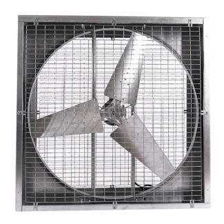 Triangle Fans 48" 3 Blade PFG Series Direct Drive Agricultural Exhaust Fan 1 HP 230/460V 3-Phase Totally Enclosed Motor - PFG4815D-X