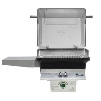 PGS Grills Commercial Cast Aluminum 21" Gas Grill with Timer & 1 Side Shelf for Natural Gas - T30NG