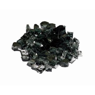 Prism Hardscapes Black Fire Glass 1/4" Metallic - 10 lbs - PH340-3