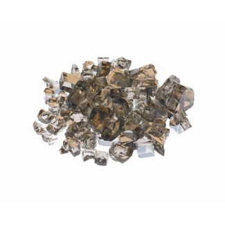 Prism Hardscapes Bronze Fire Glass 1/4" Metallic - 10 lbs - PH340-4