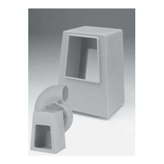 Plastec Gray Color Polypropylene Weather Hood for Models P30 and P35