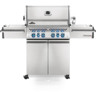 Napoleon 32" Presitge PRO Freestanding Gas Grill & Cart with Infrared Rear and Side Burner for Natural Gas - PRO500RSIBNSS-3