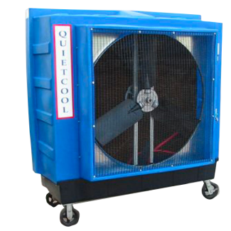Quietaire 42" Quietcool Portable Evaporative Coolers, Belt Drive Two Speed 1HP 120V - QC48B2
