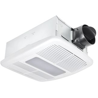 BreezRadiance RAD80LED - 80 CFM Fan/LED Dimmable Light with Heater