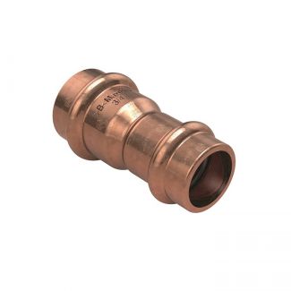 1/2" x 3/8" MaxiPro Copper Reducing Coupler - Bag of 2