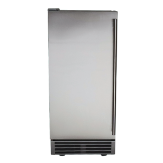 RCS 44 Lb. 15-Inch Outdoor Rated Ice Maker WIth Gravity Drain - REFR3-Front View