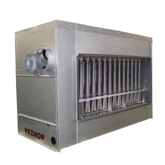 Reznor SC Series 125,000 BTU Gas Fired Duct Furnace Unit Heater, Indoor, Separated Combustion - SC-125