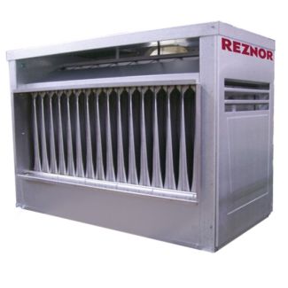 Reznor X Series 125,000 BTU Gas Fired Duct Furnace Unit Heater, Indoor, Gravity Vented - X-125