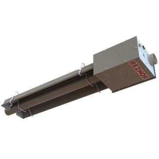 Reznor VZH-40 - 40,000 BTU Infrared Tube Heater - Single Stage - Outdoor / Harsh Environment - Natural Gas - 10' Aluminized Tube Kit