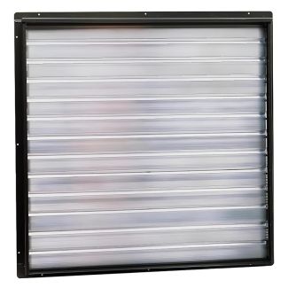 Triangle Fans 49" x 49" Single Industrial Supply Shutter - Fan Housing Mounted
