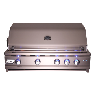 RCS Cutlass Pro 38-Inch Built-In Gas Grill With Rear Infrared Burner & Blue LED Lights - RON38A/RON38ALP