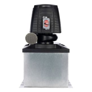 Plastec R 15 XP Direct Drive Forward Curve Roof Mounted Polypropylene Blower, 310 CFM, 1/3 HP, Single Phase, 115/230 V - R15XS4P033